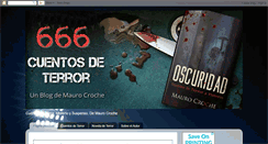 Desktop Screenshot of 666cuentosdeterror.com